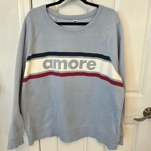 Plus Size Old Navy Amore Sweatshirt XXL